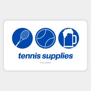 Tennis Supplies (blue) Magnet